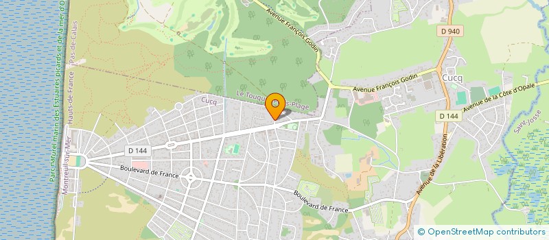 localisation de l'entreprise SCI LES ROSEAUX  CUCQ