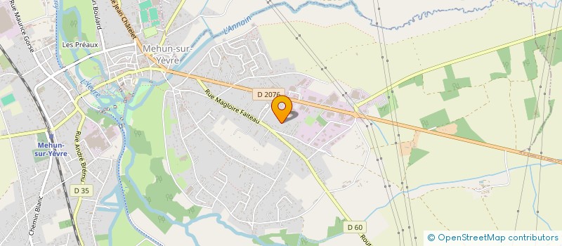 localisation de l'entreprise SCI LES ROSEAUX  MEHUN-SUR-YEVRE