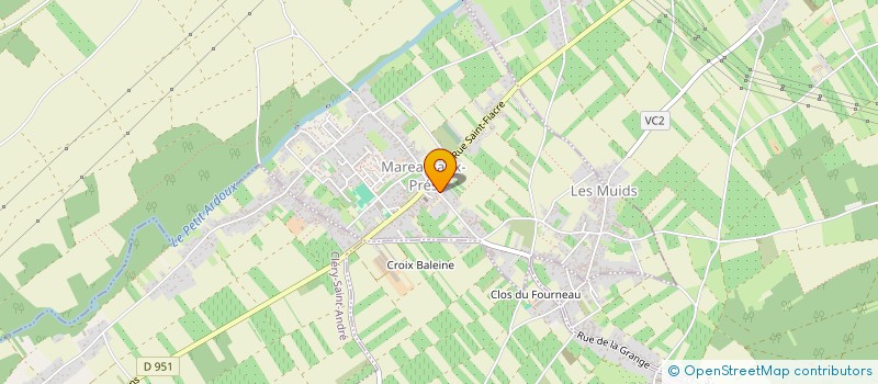 localisation de l'entreprise SCI LES ROSEAUX à MAREAU-AUX-PRES