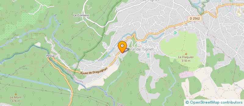 localisation de l'entreprise SCI LES ROSES à LE TIGNET