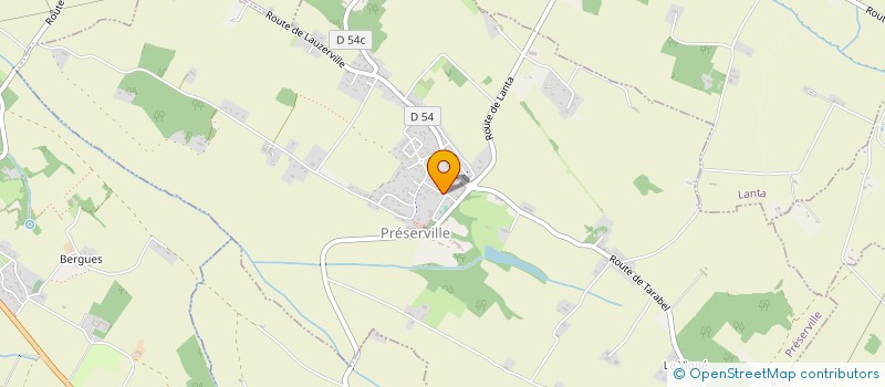 localisation de l'entreprise SCI LES ROSES  SAINTE FOY D'AIGREFEUILLE