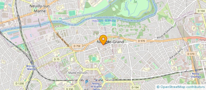 localisation de l'entreprise SCI LES ROSES à NOISY-LE-GRAND
