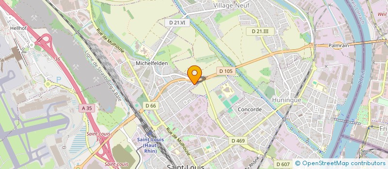 localisation de l'entreprise SCI LES ROSES  SAINT-LOUIS