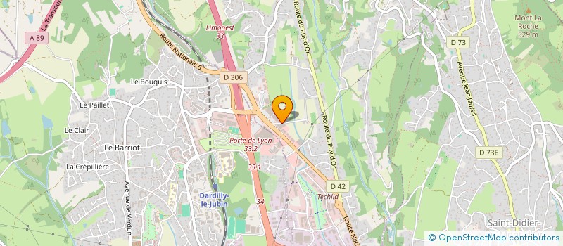 localisation de l'entreprise SCI LES ROSES à LYON