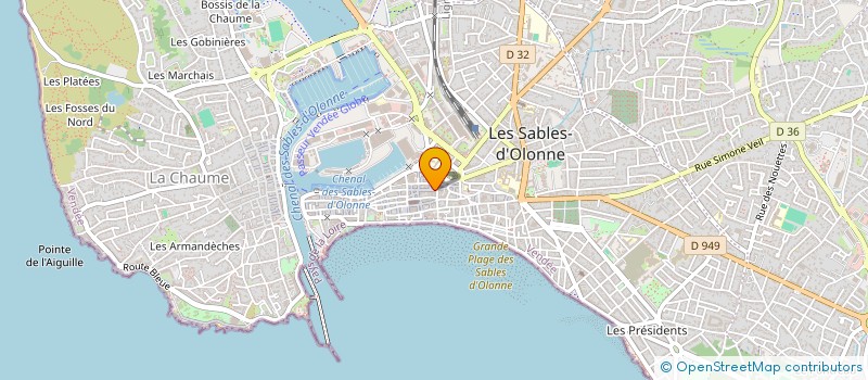 localisation de l'entreprise SCI LES ROSES à LES SABLES D'OLONNE