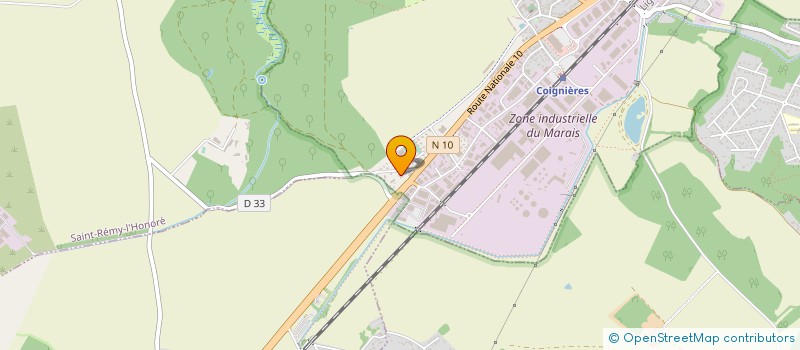 localisation de l'entreprise SCI LES ROSES à COIGNIERES