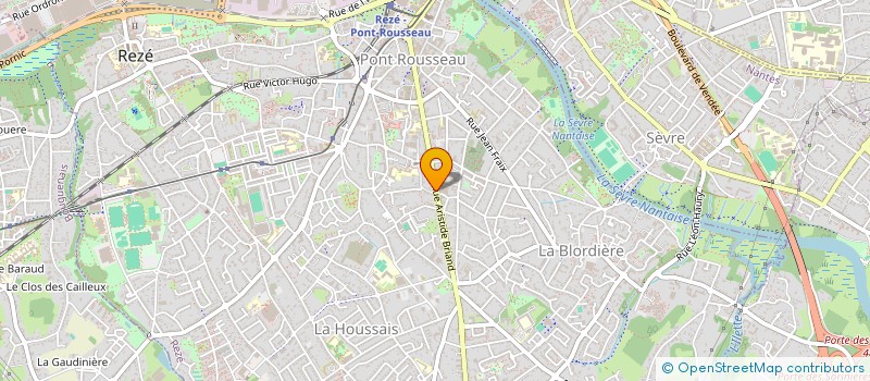 localisation de l'entreprise SCI LES ROSES  REZE