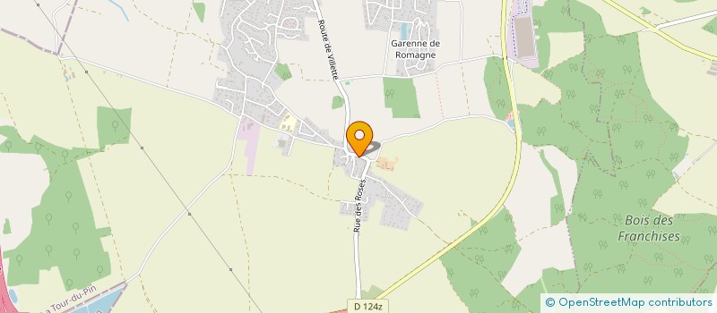 localisation de l'entreprise SCI LES ROSES  VILLETTE-D'ANTHON