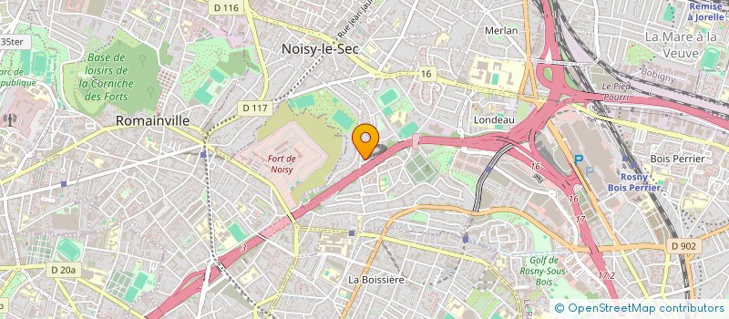 localisation de l'entreprise SCI LES ROSES à NOISY-LE-SEC