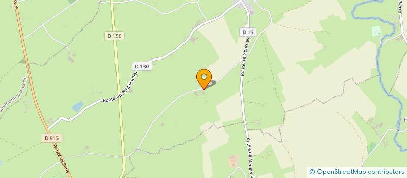 localisation de l'entreprise SCI LES ROSES  MENERVAL