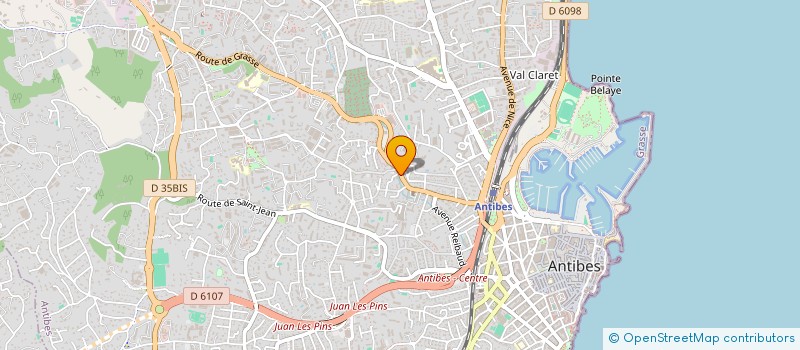 localisation de l'entreprise SCI LES ROSES  ANTIBES