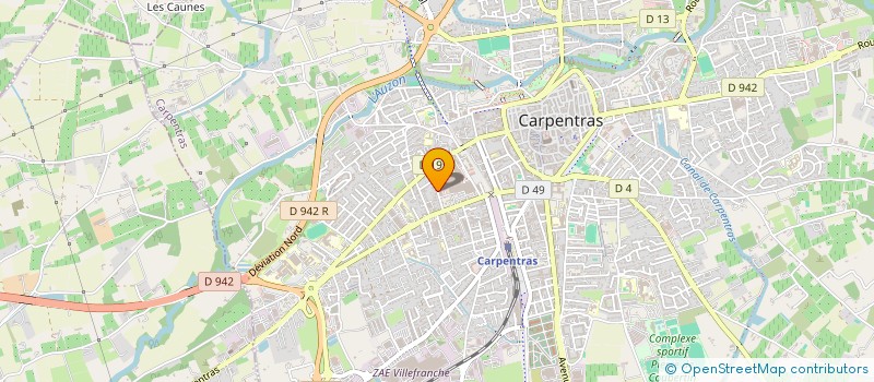 localisation de l'entreprise SCI LES ROSES  CARPENTRAS