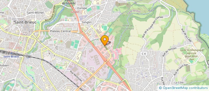 localisation de l'entreprise SCI LES ROSES à SAINT-BRIEUC