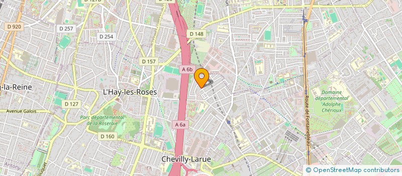 localisation de l'entreprise SCI LES ROSES  L HAY LES ROSES