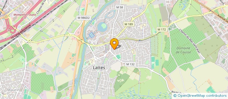 localisation de l'entreprise SCI LES ROSES à LATTES