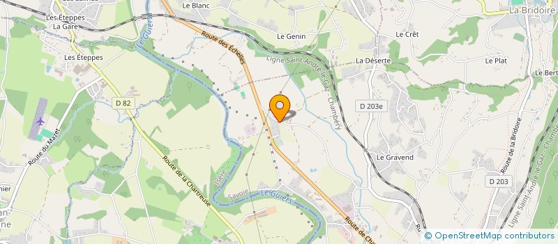 localisation de l'entreprise SCI LES ROSES  SAINT-BERON