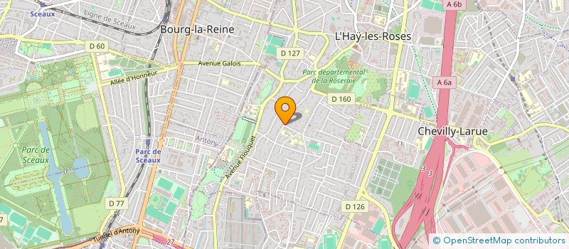 localisation de l'entreprise SCI LES ROSES  L'HAY-LES-ROSES