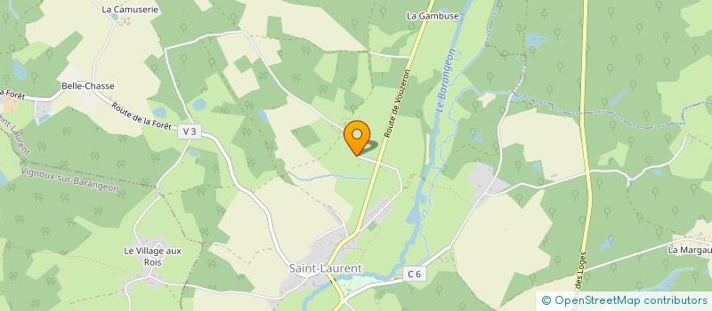 localisation de l'entreprise SCI LES ROSES  SAINT-LAURENT