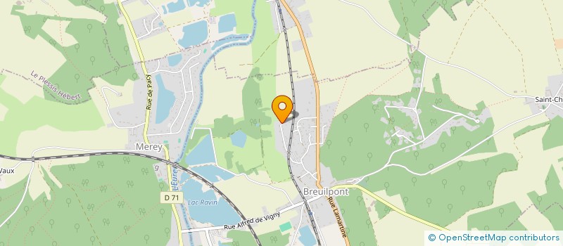 localisation de l'entreprise SCI LES ROSES  BREUILPONT