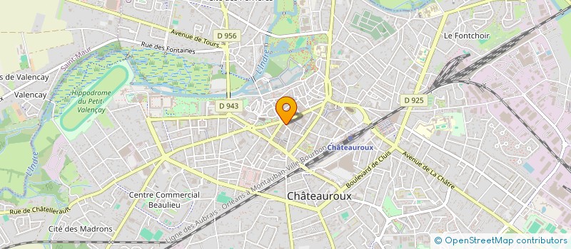 localisation de l'entreprise SCI LES ROSES à CHATEAUROUX