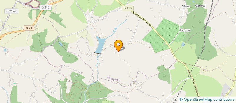 localisation de l'entreprise SCI LES ROSES  MONBALEN