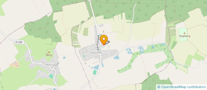 localisation de l'entreprise SCI LES ROSES  LEYVILLER