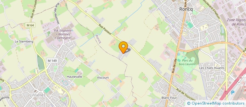 localisation de l'entreprise SCI LES ROSES à RONCQ