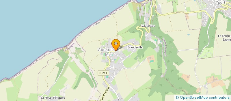 localisation de l'entreprise SCI LES ROSES BLANCHES  VATTETOT-SUR-MER