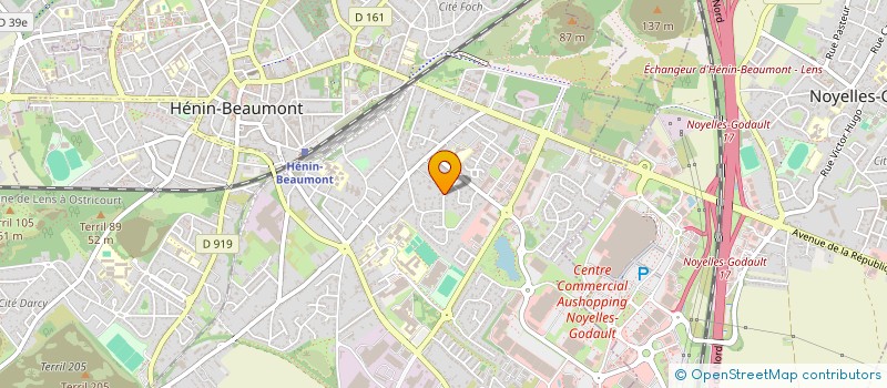 localisation de l'entreprise SCI LES ROSES BLANCHES à HENIN-BEAUMONT