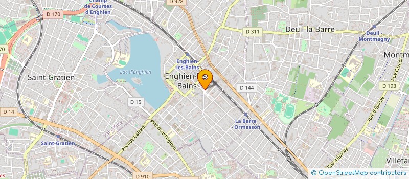 localisation de l'entreprise SCI LES ROSES DE NOEL  ENGHIEN-LES-BAINS