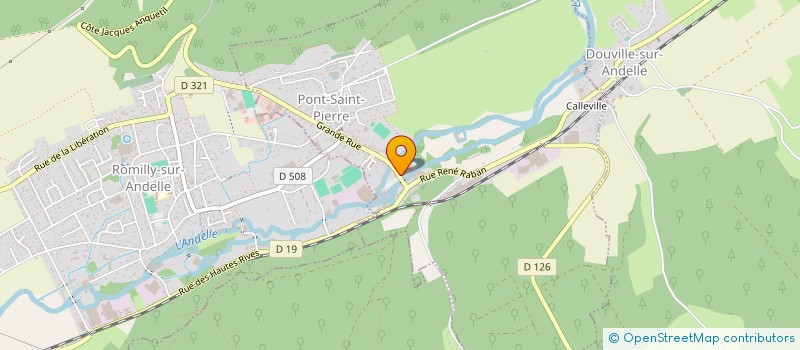 localisation de l'entreprise SCI LES ROSES DE NOEL  PONT-SAINT-PIERRE