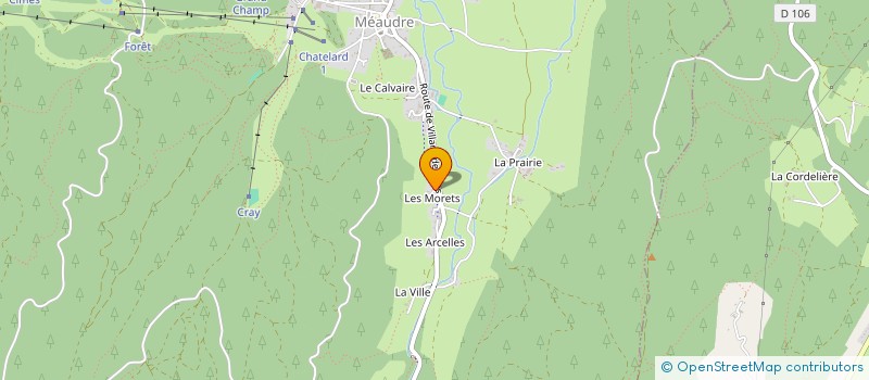 localisation de l'entreprise SCI LES ROSES DE SIFNOS  AUTRANS-MEAUDRE EN VERCORS