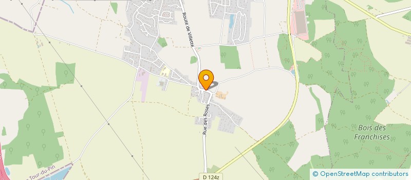 localisation de l'entreprise SCI LES ROSES-SOULIER  VILLETTE-D'ANTHON