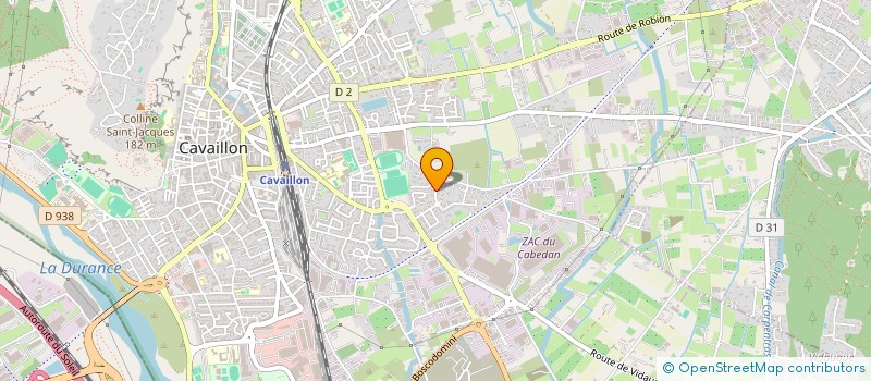 localisation de l'entreprise SCI LES ROSIERES  CAVAILLON