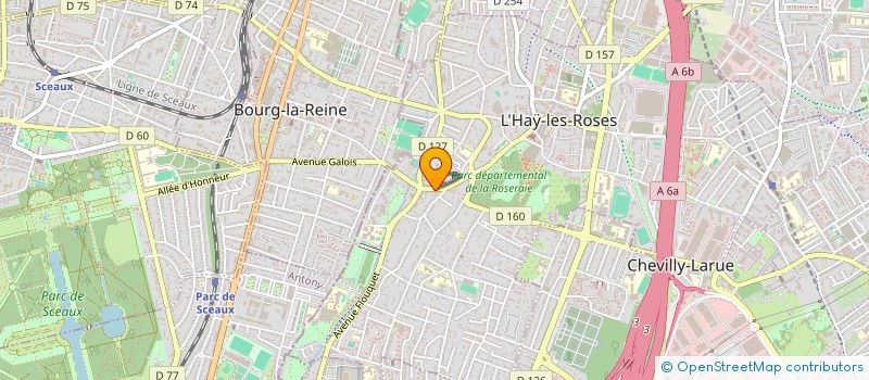 localisation de l'entreprise SCI LES ROSIERS  L'HAY-LES-ROSES