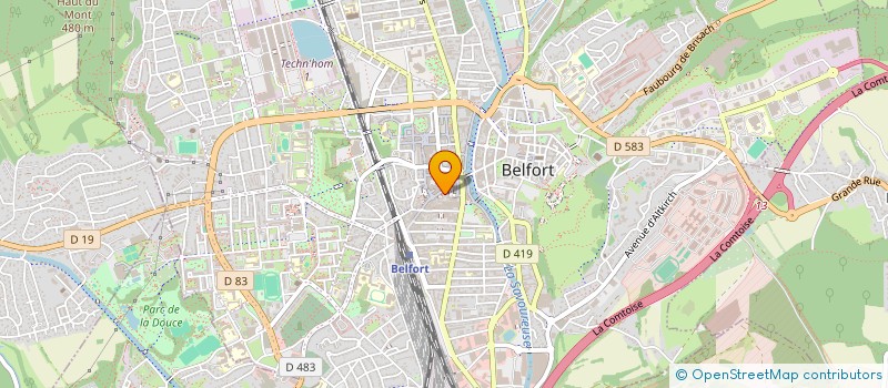 localisation de l'entreprise SCI LES ROSIERS à BELFORT