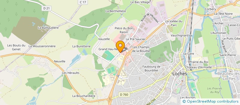 localisation de l'entreprise SCI LES ROSIERS  LOCHES