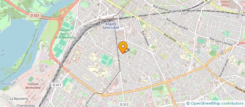 localisation de l'entreprise SCI LES ROSIERS à ANGERS
