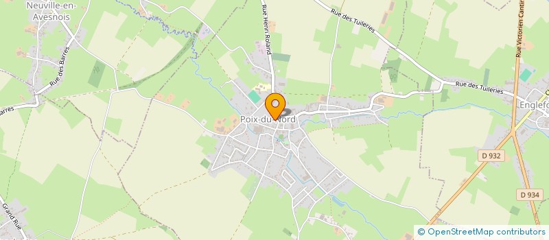 localisation de l'entreprise SCI LES ROSIERS  POIX-DU-NORD