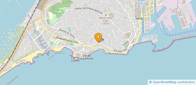 localisation de l'entreprise SCI LES ROSIERS  SETE