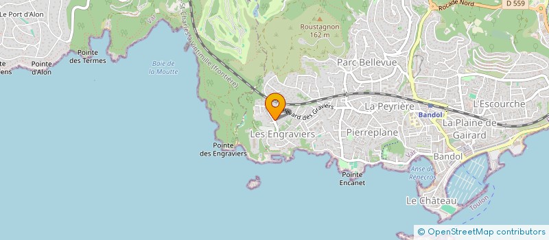 localisation de l'entreprise SCI LES ROSIERS à BANDOL