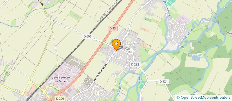 localisation de l'entreprise SCI LES ROSIERS  SAND
