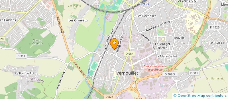 localisation de l'entreprise SCI LES ROSIERS à VERNOUILLET