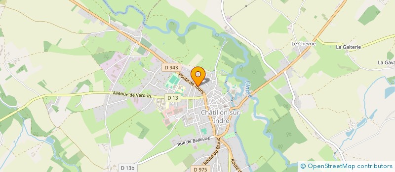 localisation de l'entreprise SCI LES ROSIERS à CHATILLON-SUR-INDRE