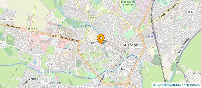 localisation de l'entreprise SCI LES ROSIERS à ALENCON