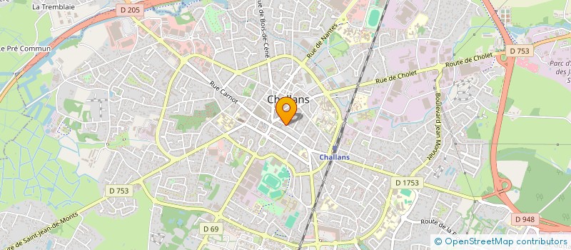 localisation de l'entreprise SCI LES ROSIERS à CHALLANS