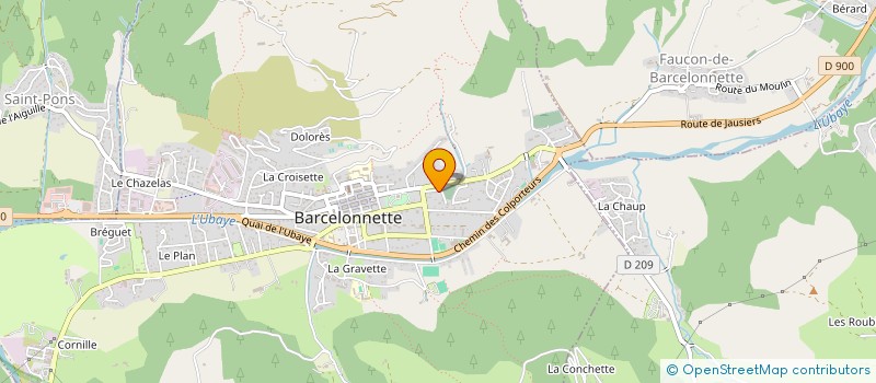 localisation de l'entreprise SCI LES ROSIERS à BARCELONNETTE