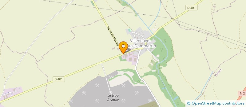 localisation de l'entreprise SCI LES ROSIERS  VILLENEUVE-SOUS-DAMMARTIN