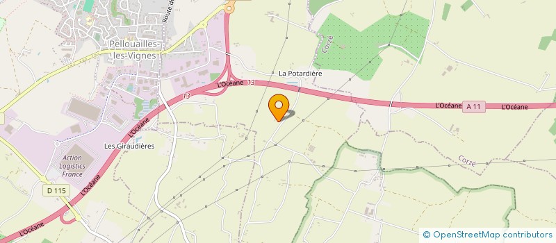 localisation de l'entreprise SCI LES ROSIERS SUR LOIRE  RIVES-DU-LOIR-EN-ANJOU