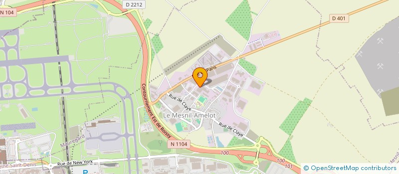 localisation de l'entreprise SCI LES ROSSIGNOLS  LE MESNIL-AMELOT